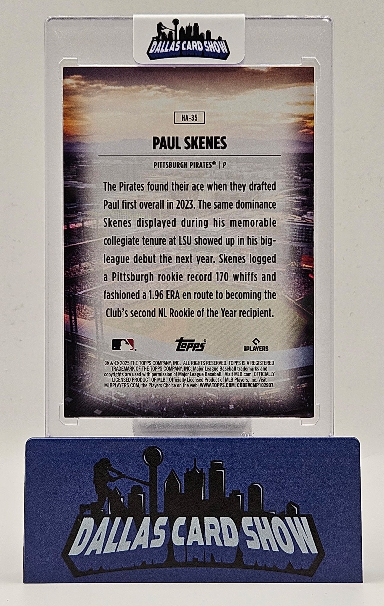 2025 Topps #HA-35 Paul Skenes Home Field Advantage SSP