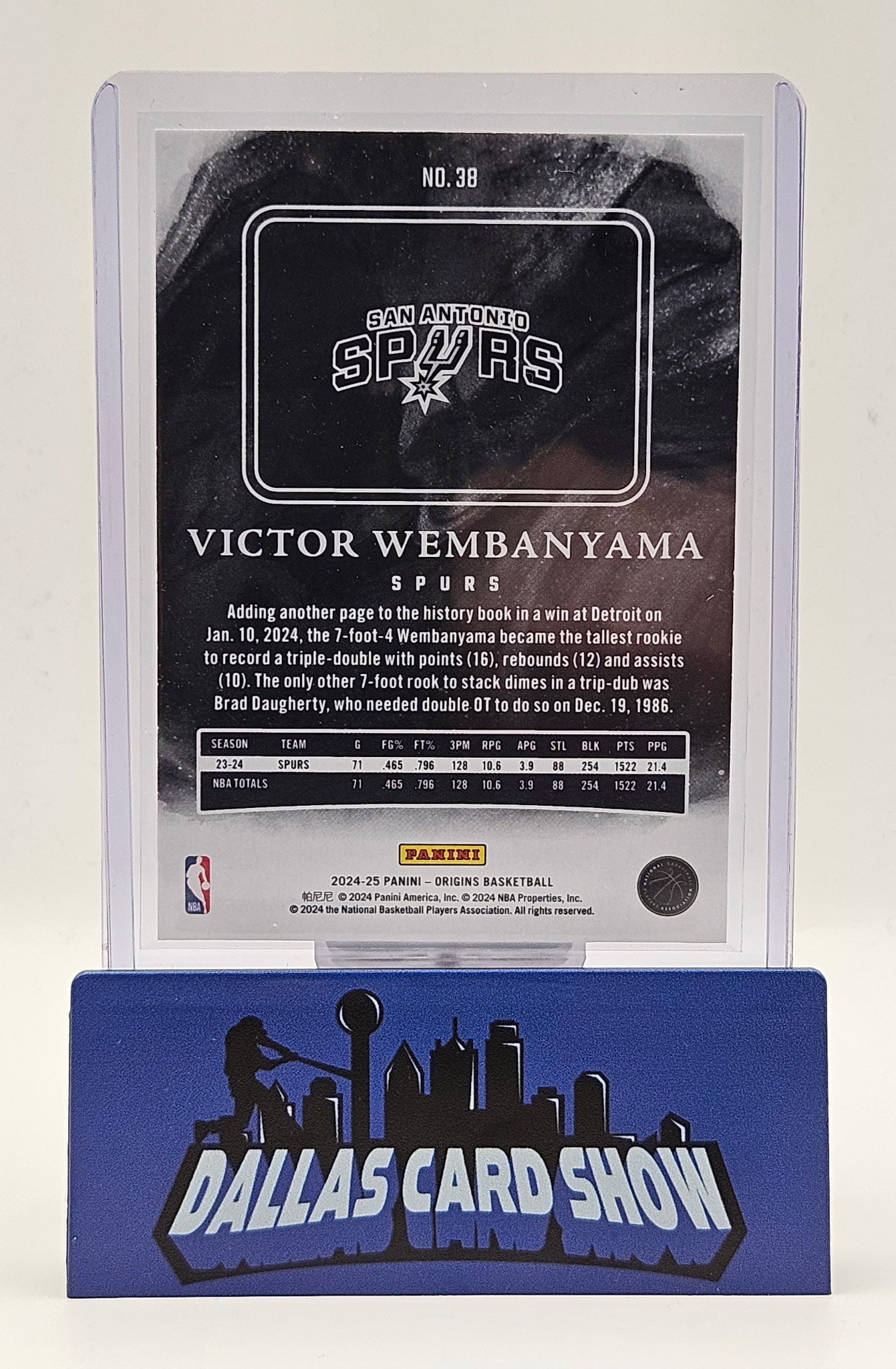 2024-25 Panini Origins #38 Victor Wembanyama Red /299 Spurs