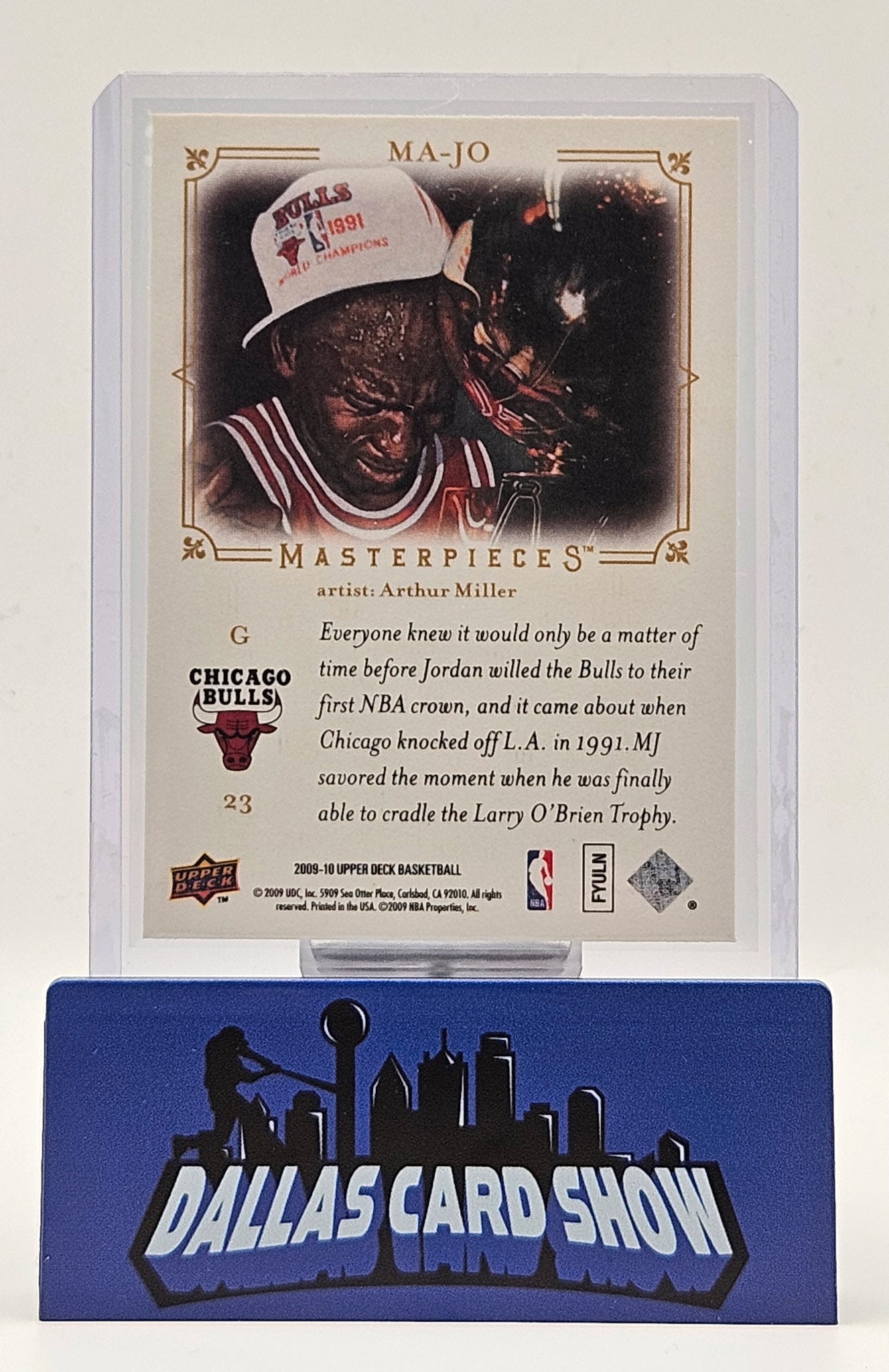 2009-10 Upper Deck Masterpieces #MA-JO Michael Jordan Chicago Bulls