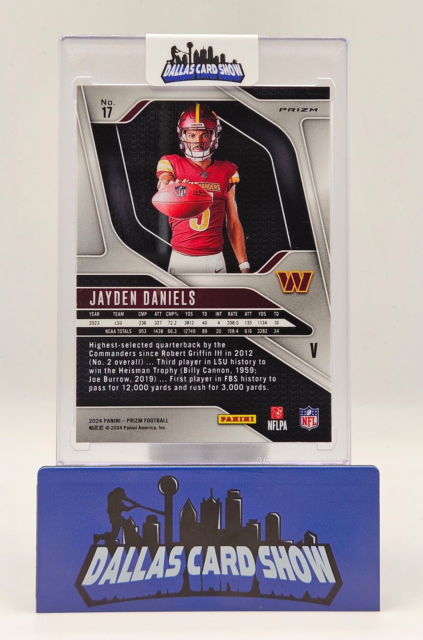 2024 Panini Prizm #17 Jayden Daniels Variation Rookie RC