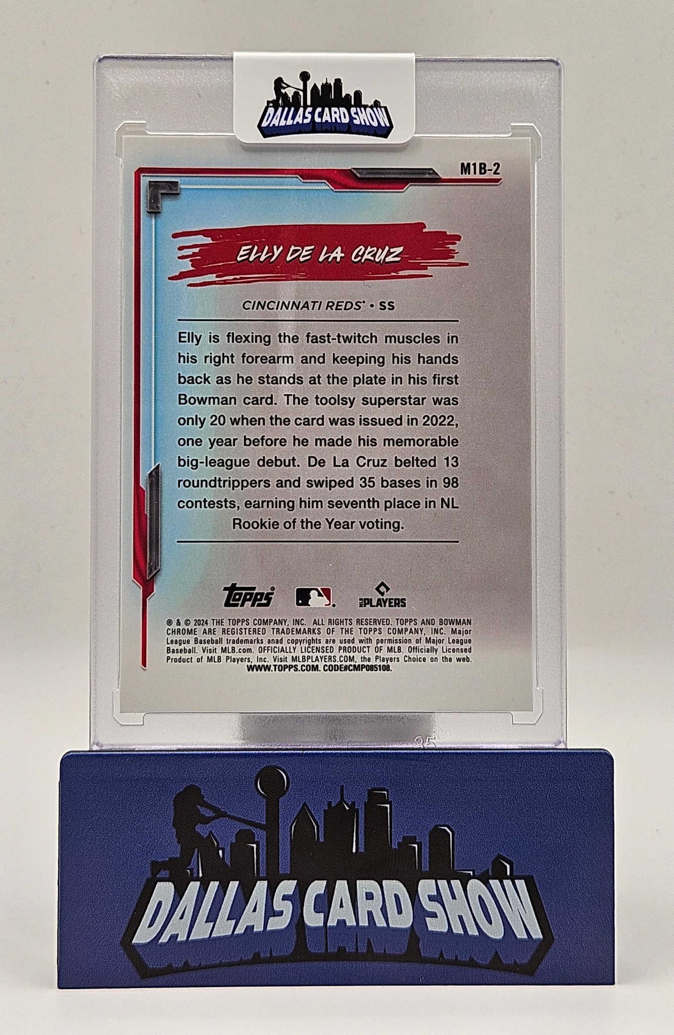 2024 Bowman Chrome #M1B-2 Elly De La Cruz My 1st Bowman Gold /50
