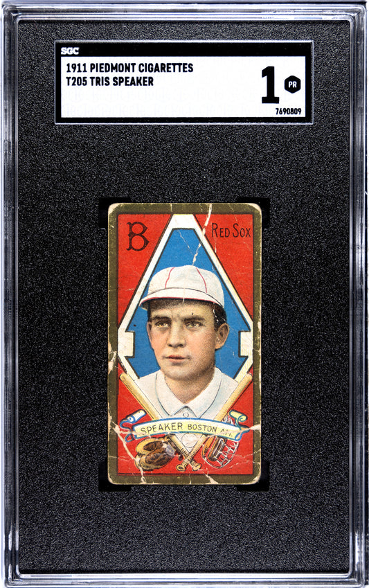1911 Piedmont Cigarettes T205 Tris Speaker SGC 1