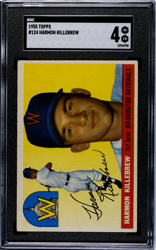 1955 Topps #124 Harmon Killebrew SGC 4