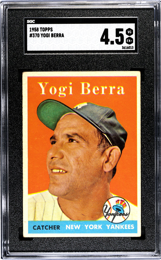 1958 Topps #370 Yogi Berra SGC 4.5