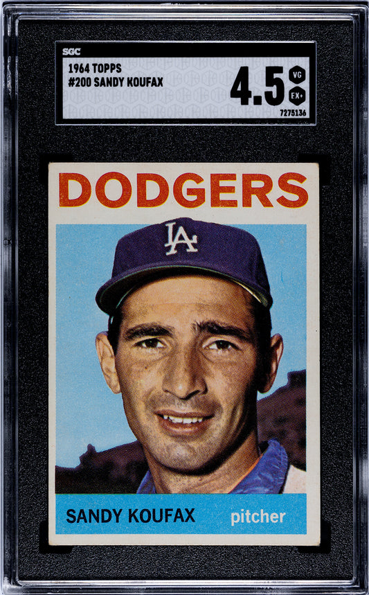 1964 Topps #200 Sandy Koufax SGC 4.5