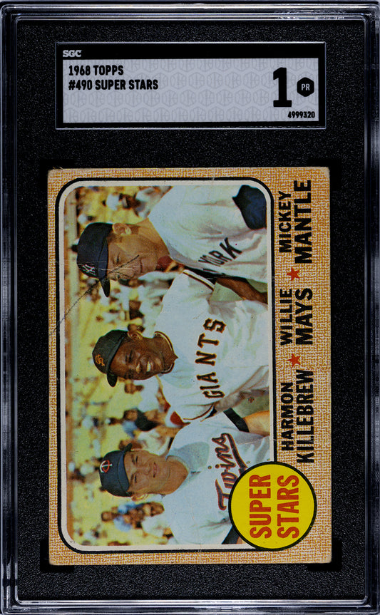 1968 Topps #490 Super Stars SGC 1