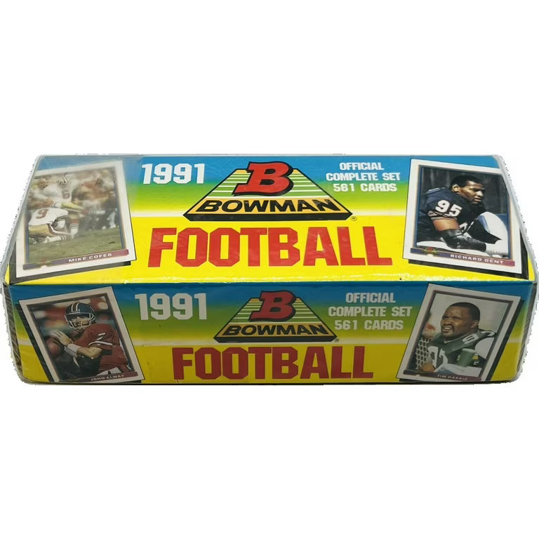 1991 BOWMAN FOOTBALL COMPLETE FACTORY SEALED 561 CARD SET