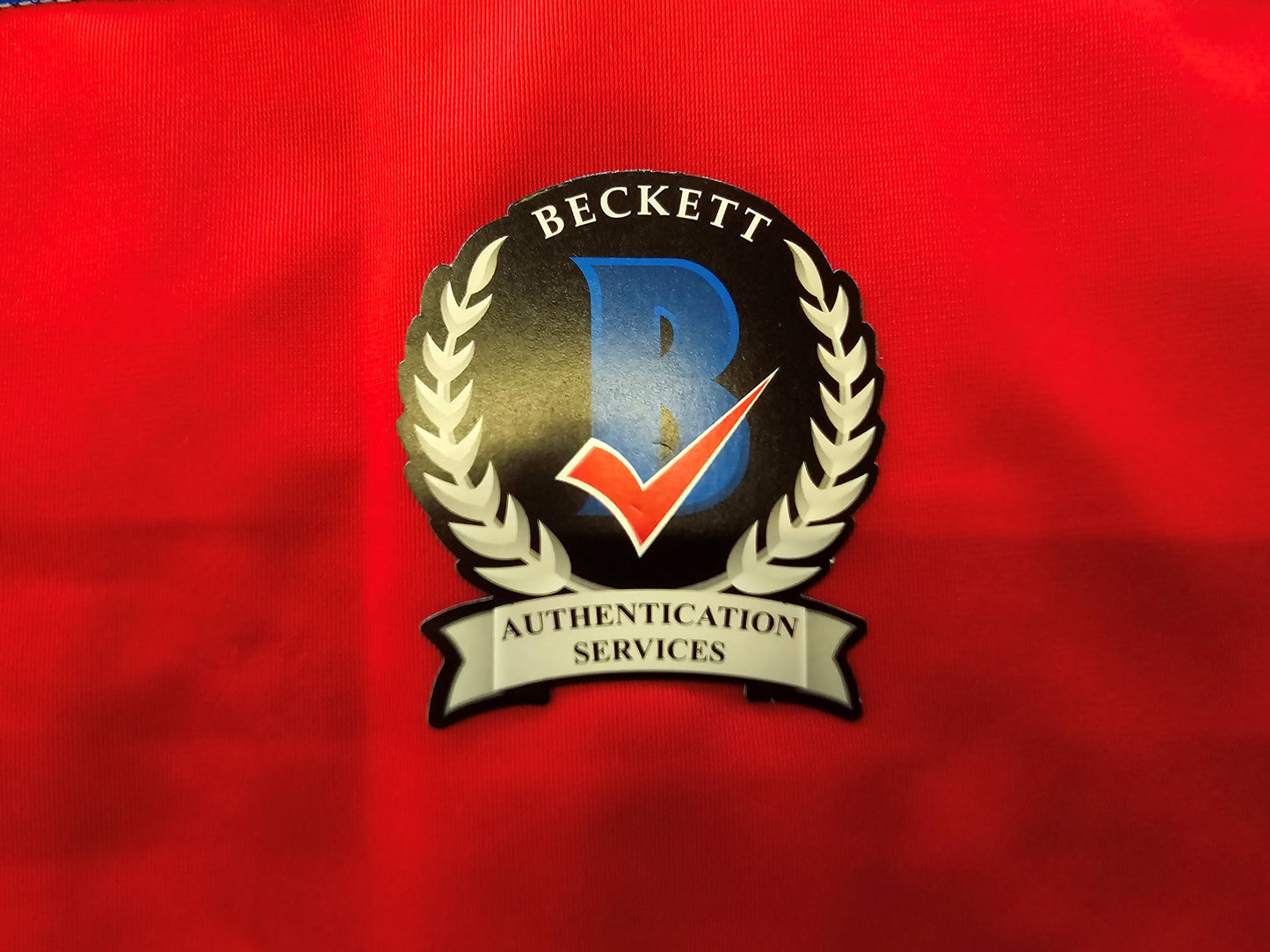 DANE DUNNING TEXAS RANGERS SIGNED RED JERSEY size XL BAS COA