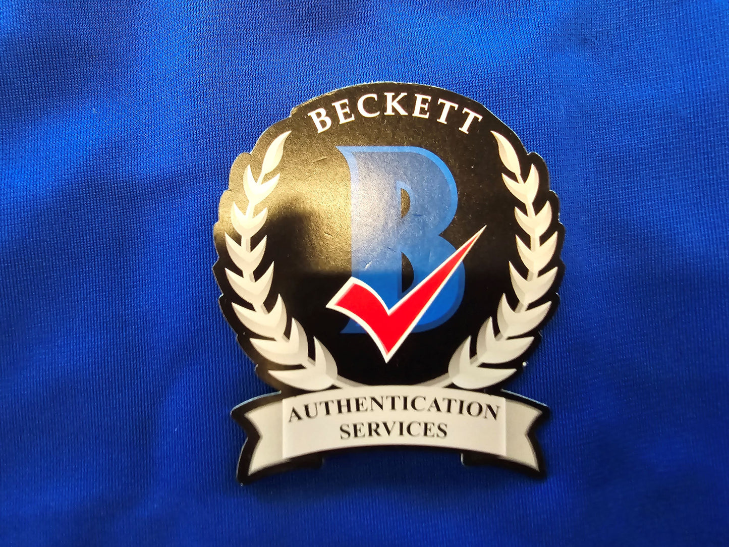 JOSH SBORZ TEXAS RANGERS SIGNED BLUE JERSEY size XL BAS COA