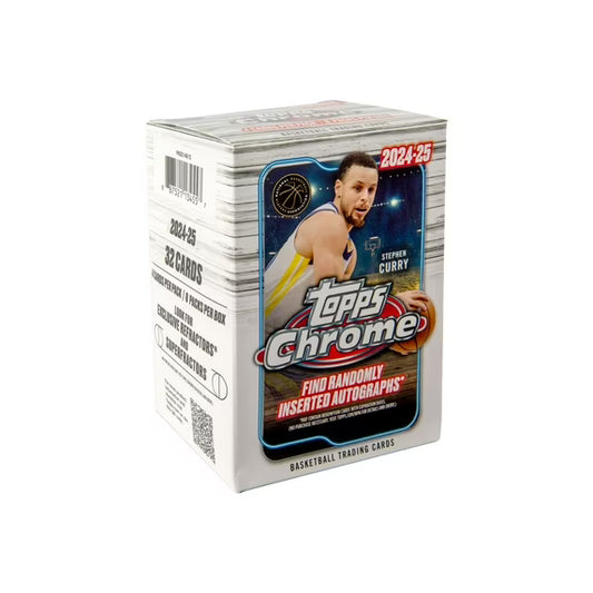2024/25 Topps Chrome Basketball 8-Pack Blaster Box