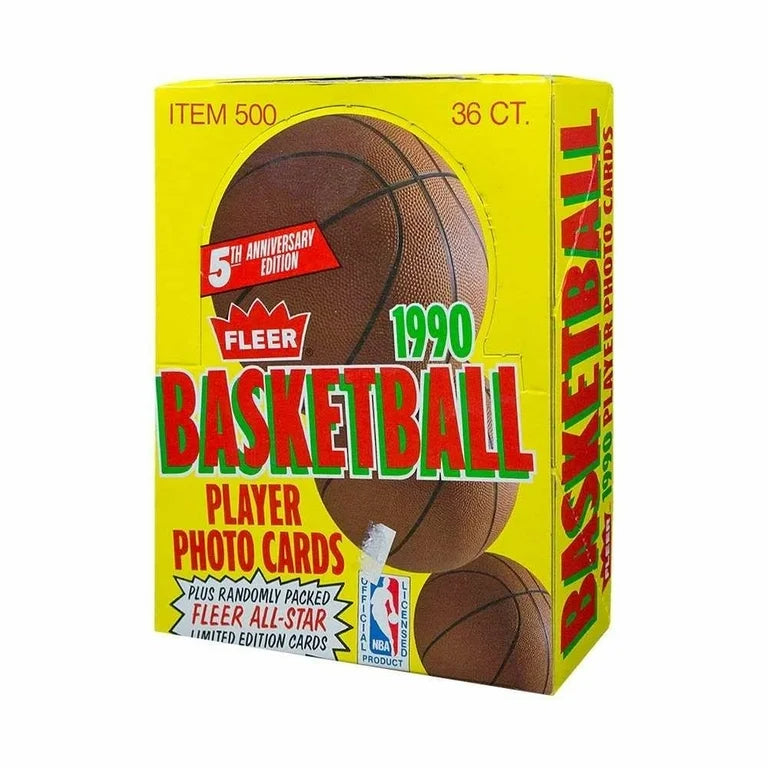 1990-91 Fleer Basketball Wax Box