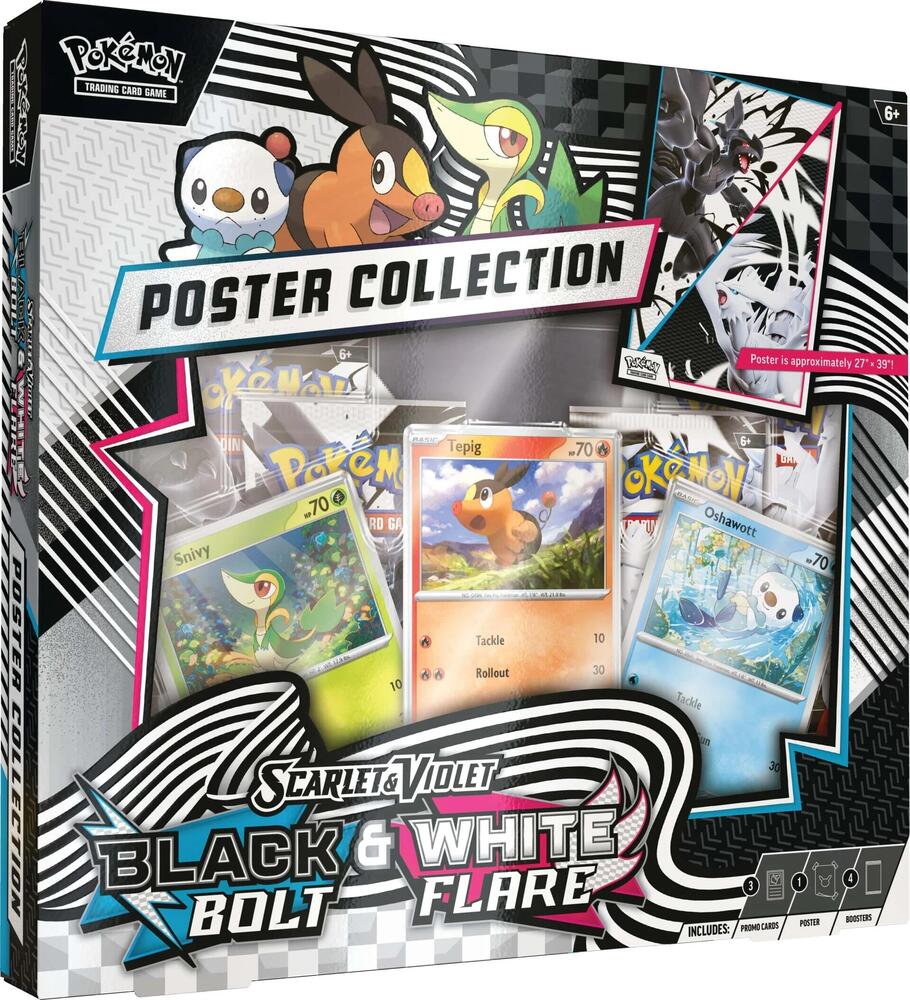Black Bolt & White Flare Unova Poster Pokemon Collection