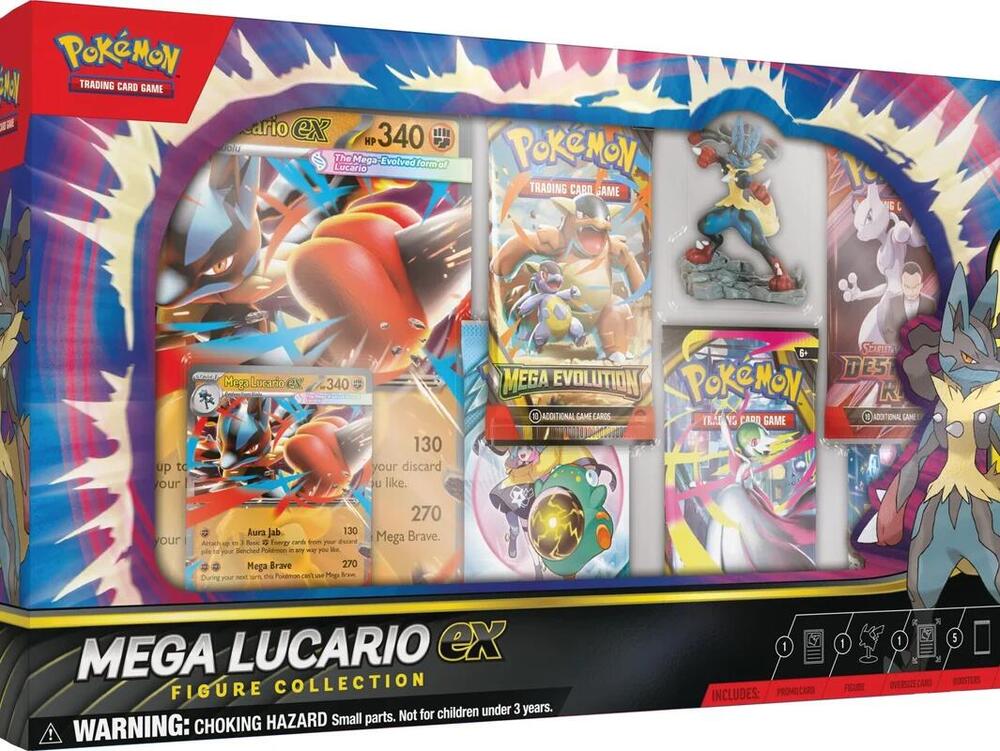 2025 Pokemon - Mega Lucario ex Figure Collection SEALED