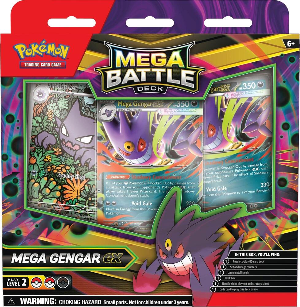 2025 Pokemon - Mega Battle Deck (Mega Gengar ex)