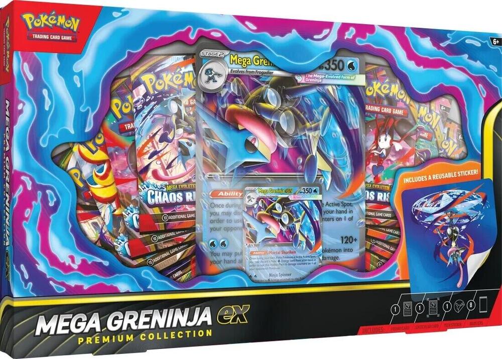 2026 Pokemon - Mega Greninja ex Premium Collection