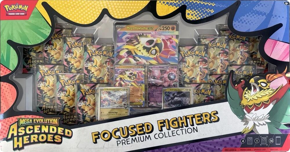 2026 Pokemon - ME: Ascended Heroes Focused Fighters Premium Collection