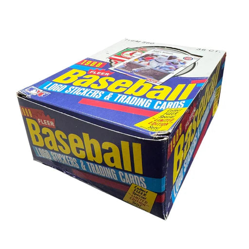 1988 Fleer Baseball Complete Sealed Box 36 Sealed Packs