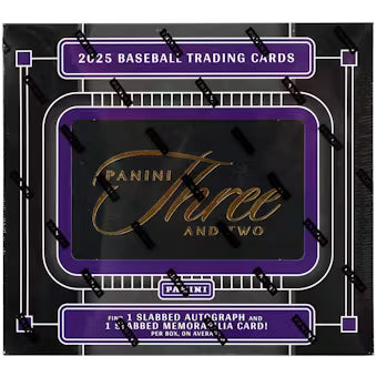 2025 Panini Three & Two Baseball Hobby Box
