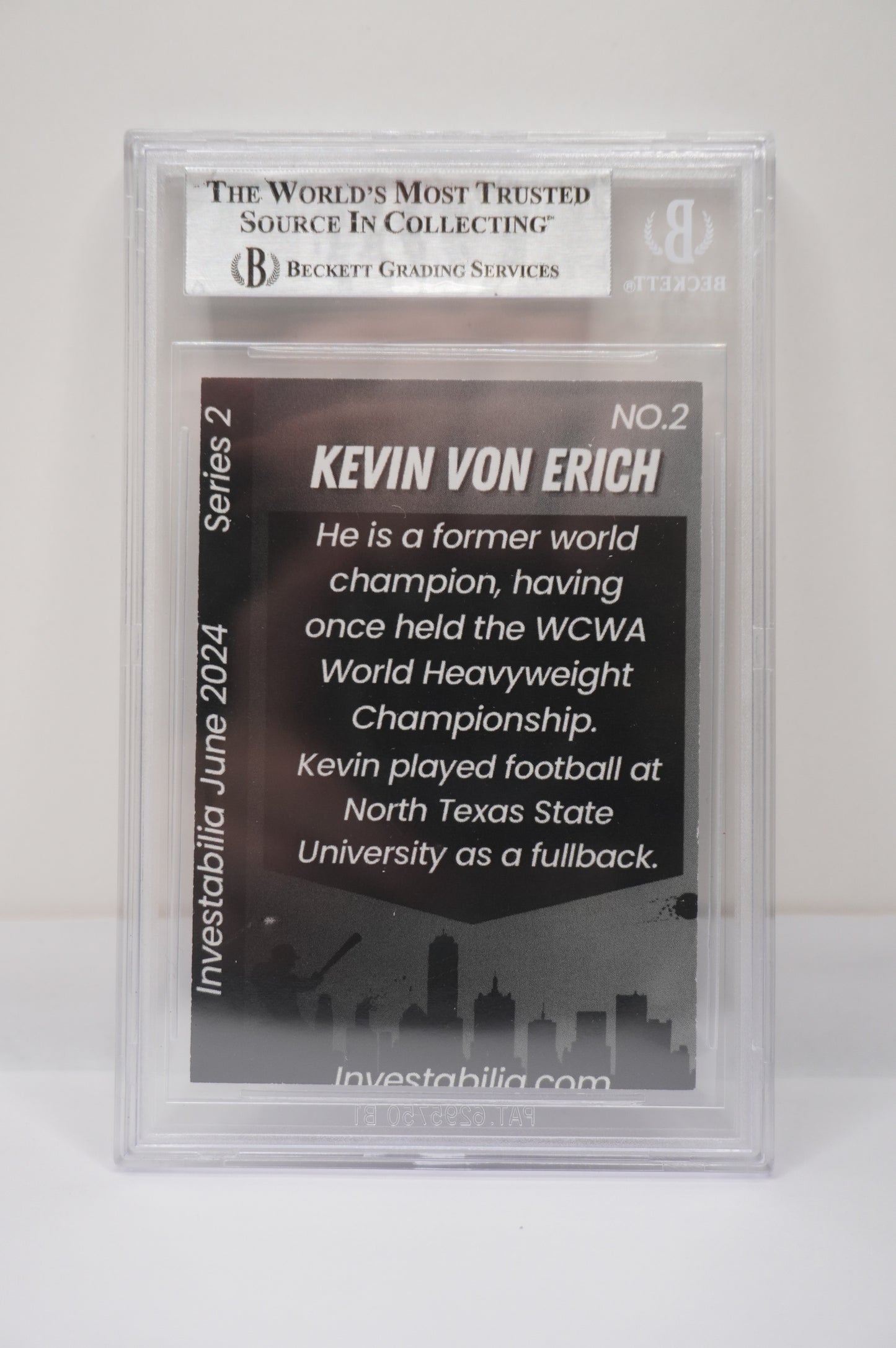 2024 JUNE INVESTABILIA SERIES 2 KEVIN VON ERICH #2 BGS AUTH. AUTO