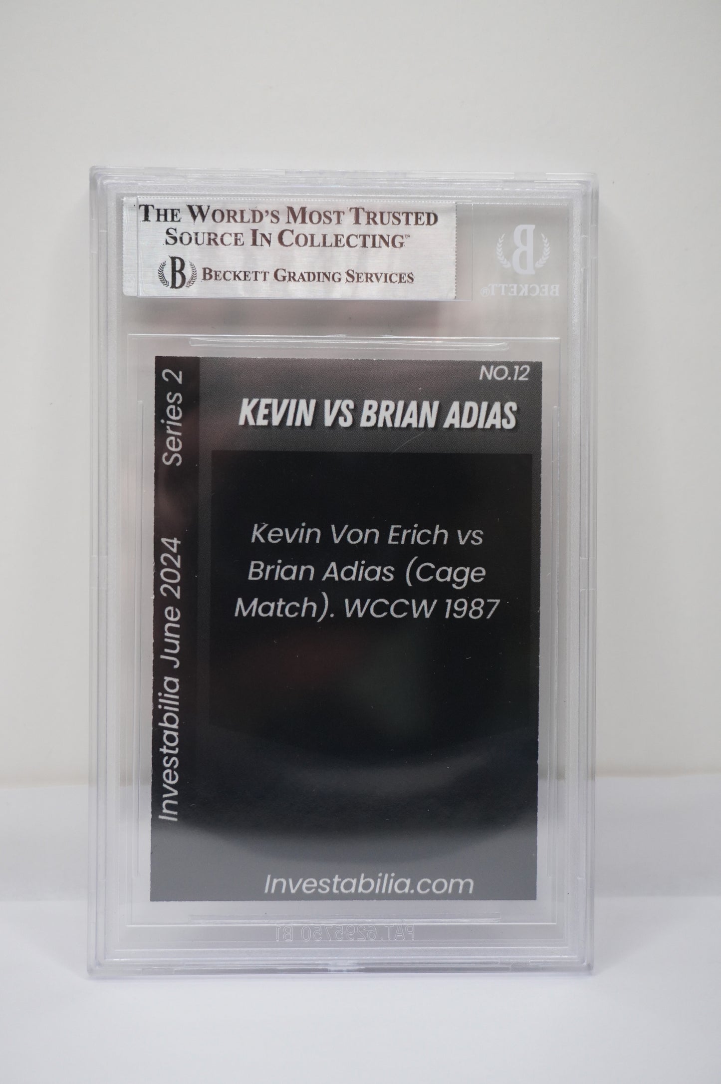 2024 JUNE INVESTABILIA SERIES 2 KEVIN VON ERICH/BRIAN ADIAS #12 BGS AUTH. AUTO