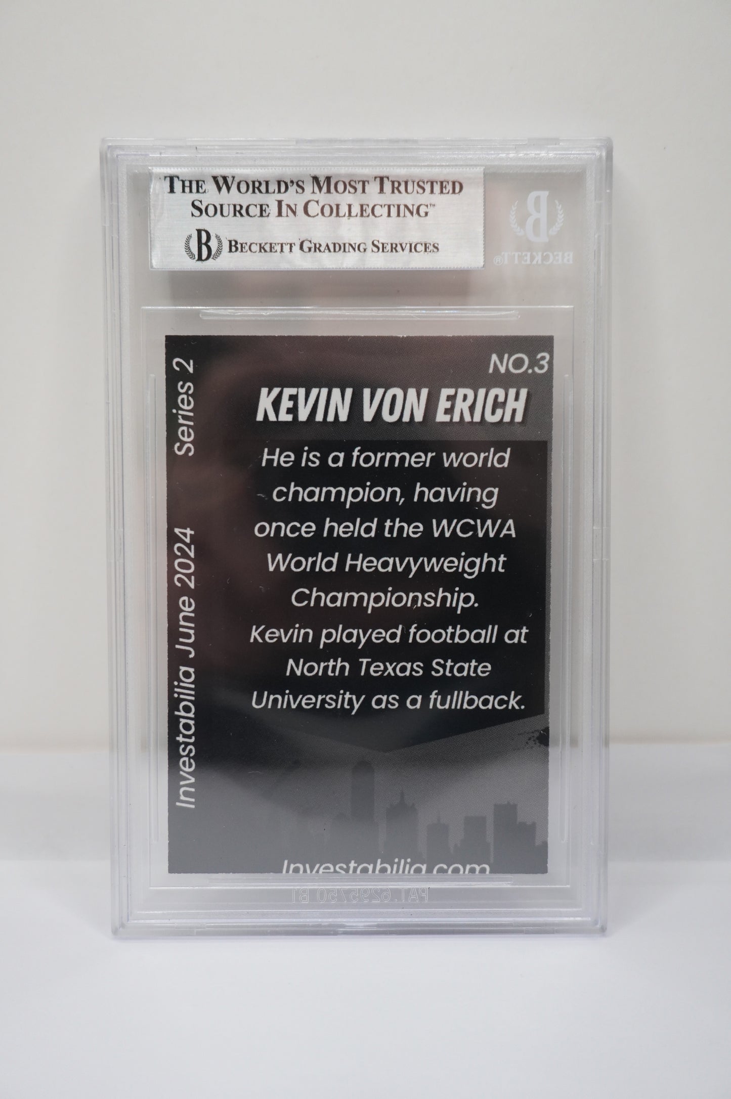 2024 JUNE INVESTABILIA SERIES 2 KEVIN VON ERICH #3 BGS AUTH. AUTO