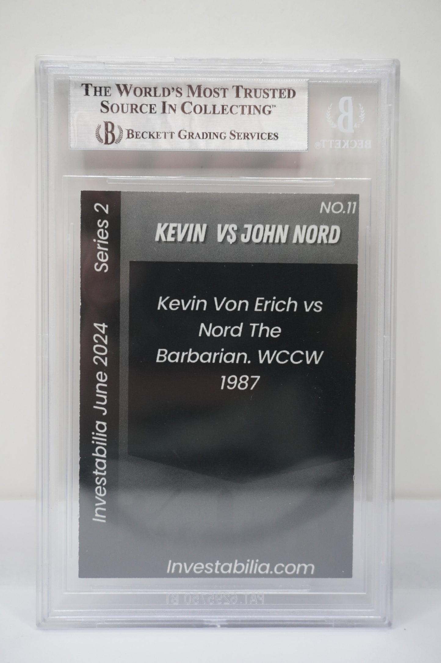 2024 JUNE INVESTABILIA SERIES 2 KEVIN VON ERICH/BRIAN ADIAS #12 BGS AUTH. AUTO