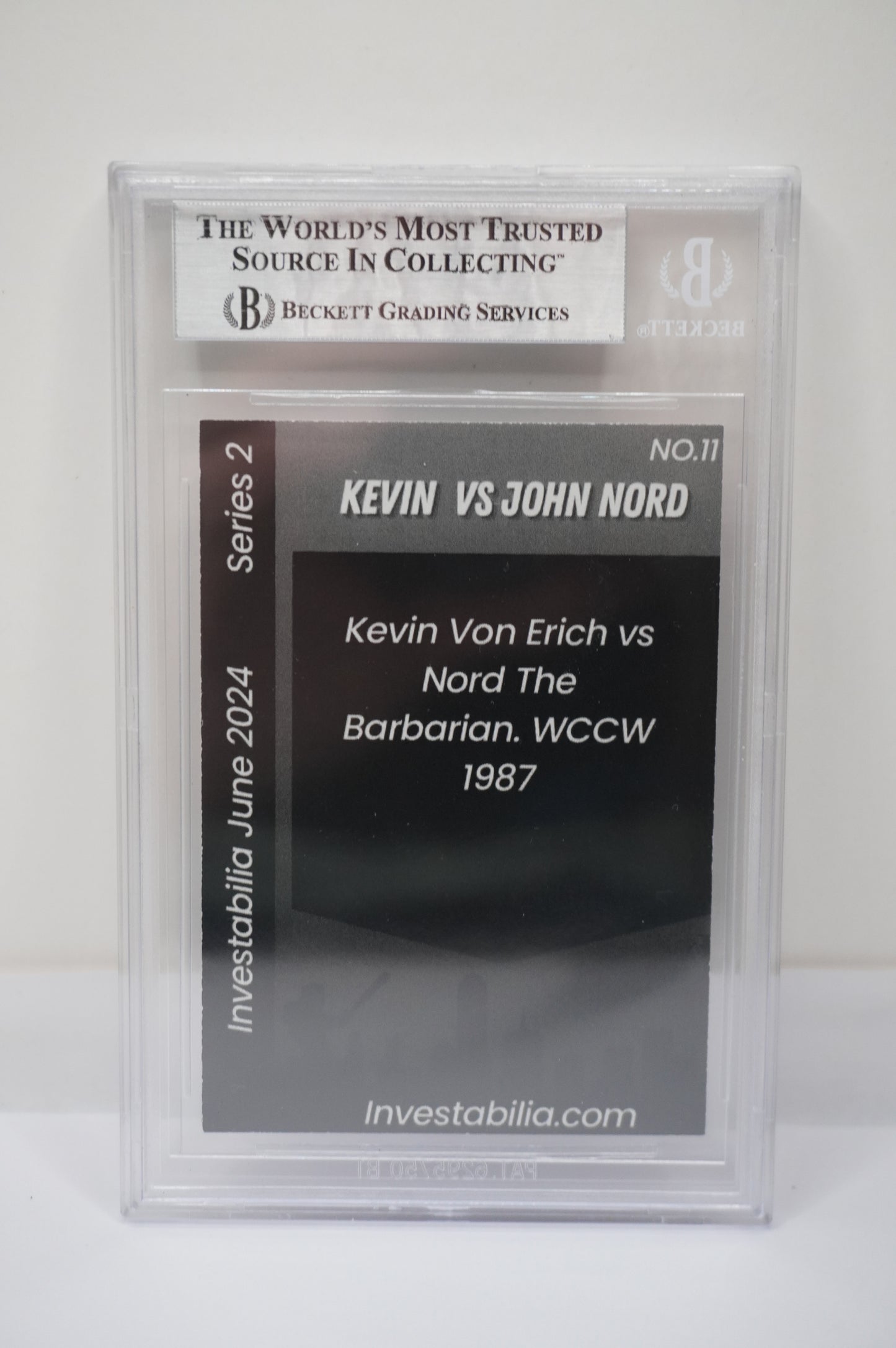 2024 JUNE INVESTABILIA SERIES 2 KEVIN VON ERICH/BRIAN ADIAS #12 BGS AUTH. AUTO
