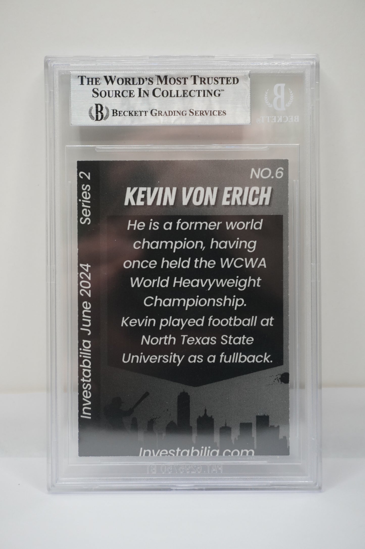 2024 JUNE INVESTABILIA SERIES 2 KEVIN VON ERICH #6 BGS AUTH. AUTO