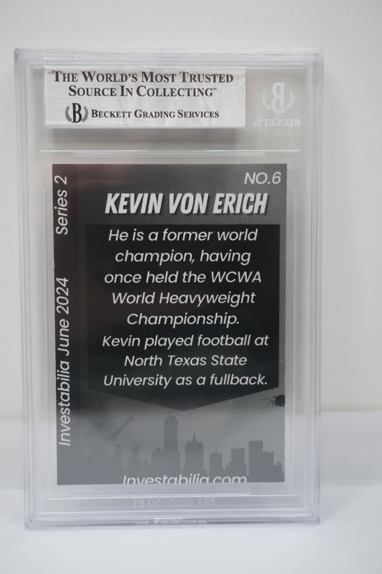 2024 JUNE INVESTABILIA SERIES 2 KEVIN VON ERICH #6 BGS AUTH. AUTO