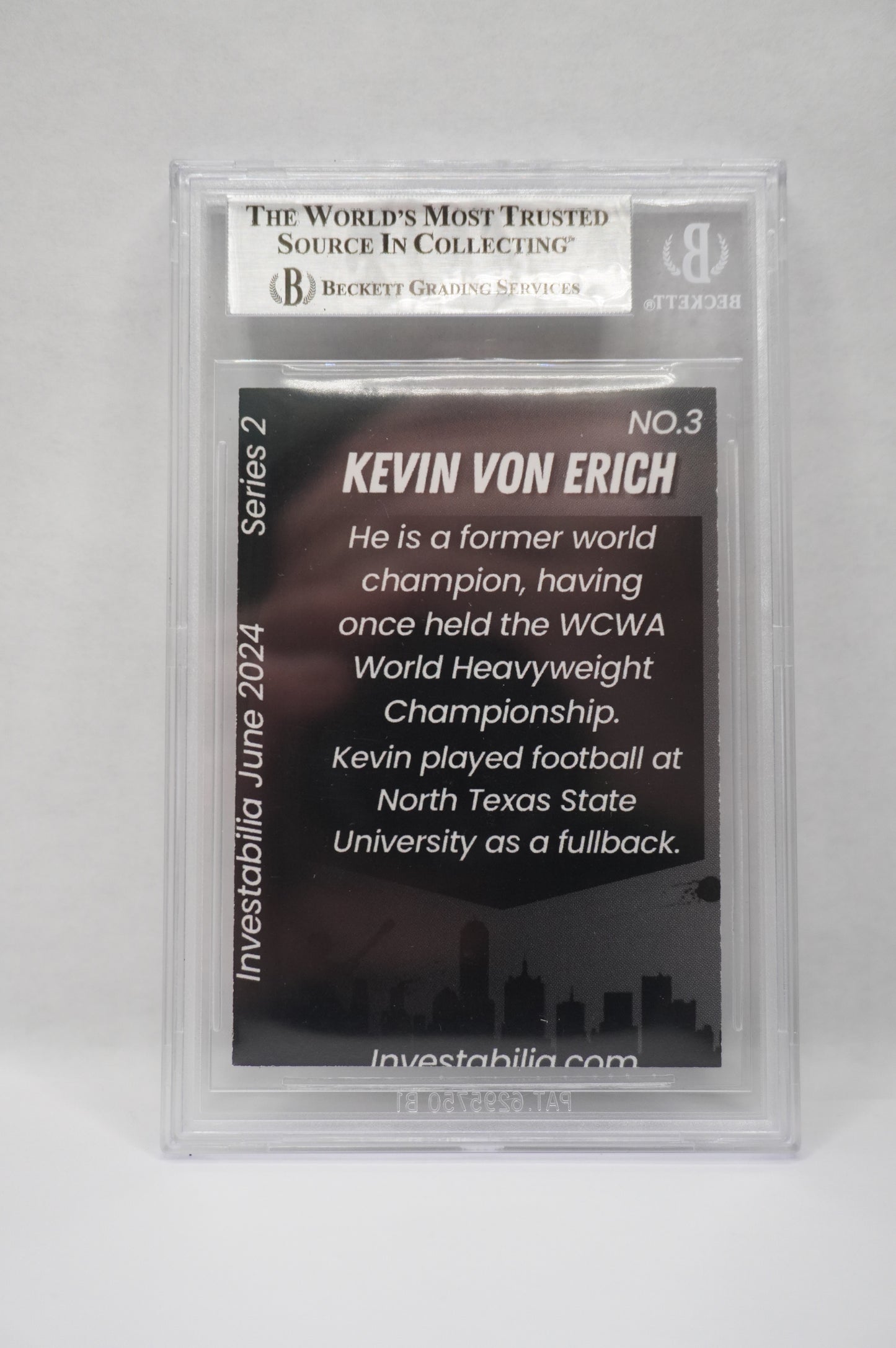 2024 JUNE INVESTABILIA SERIES 2 KEVIN VON ERICH #3 BGS AUTH. AUTO