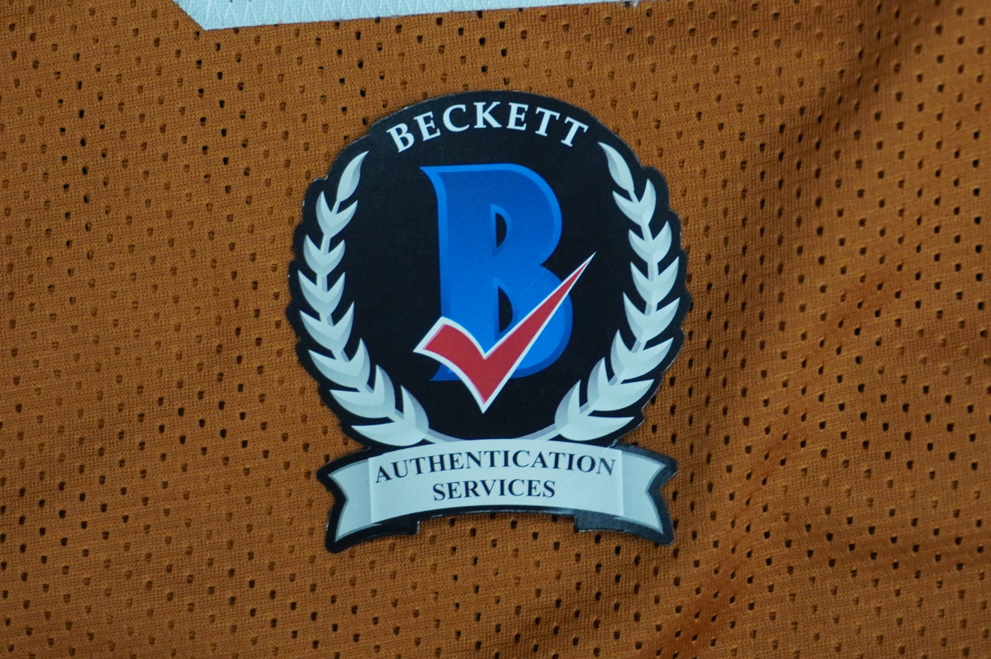 JORDAN SHIPLEY TEXAS UT LONGHORNS SIGNED JERSEY BAS COA