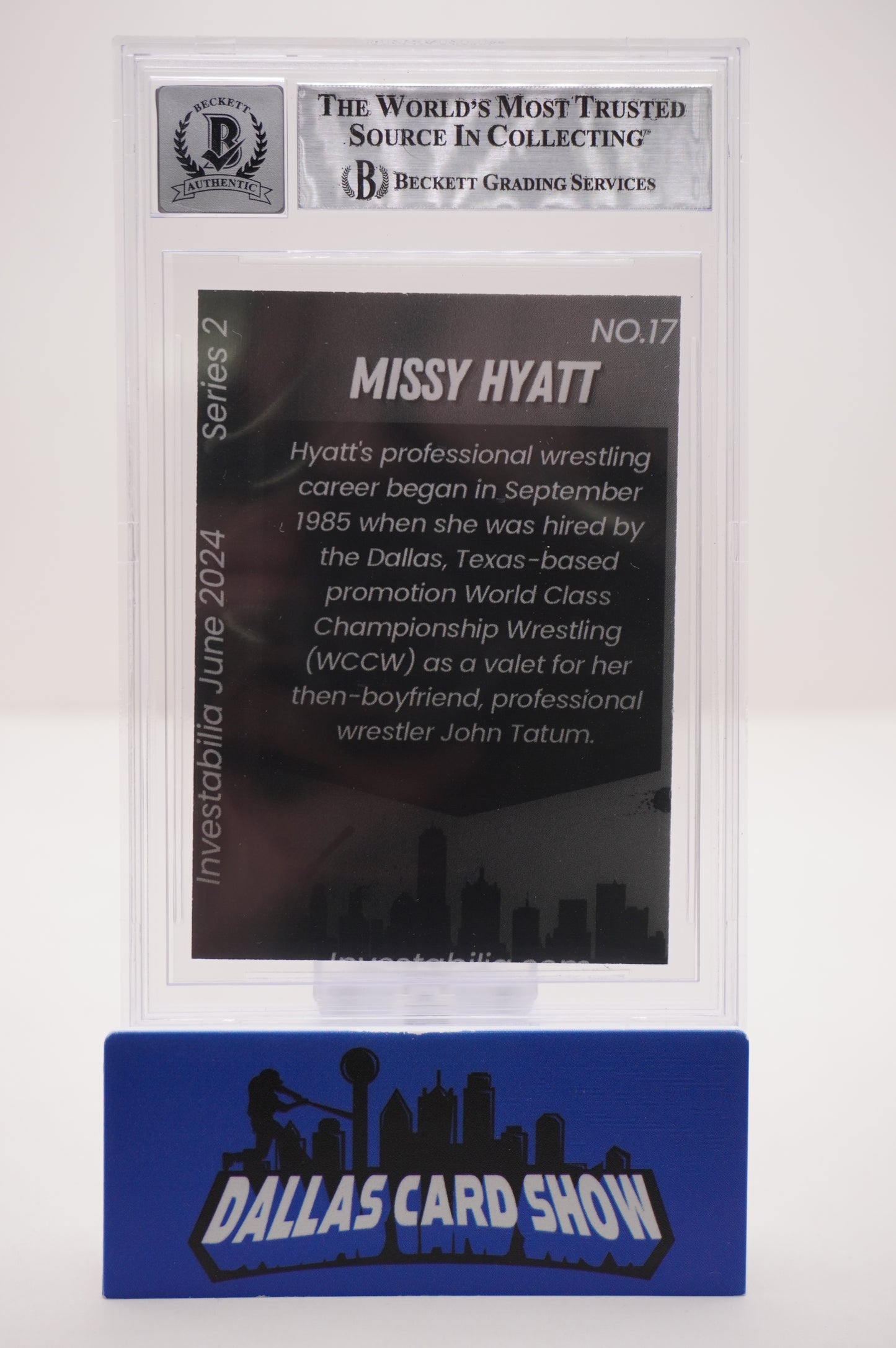 2024 JUNE INVESTABILIA SERIES 2 #17 MISSY HYATT BAS AUTHENTIC AUTO