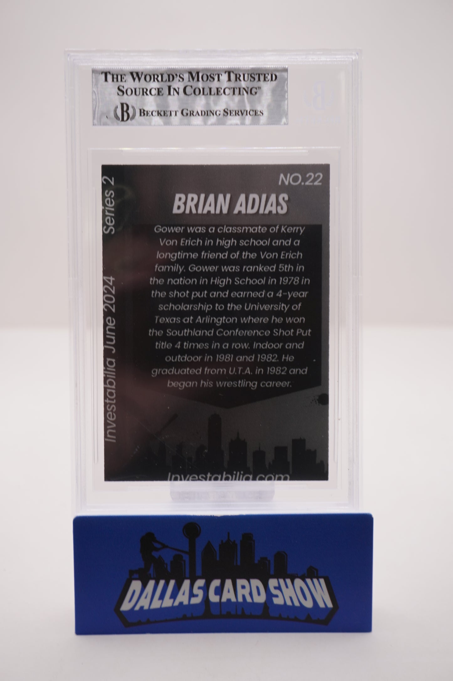 2024 JUNE INVESTABILIA SERIES 2 #22 BRIAN ADIAS BAS AUTHENTIC AUTO