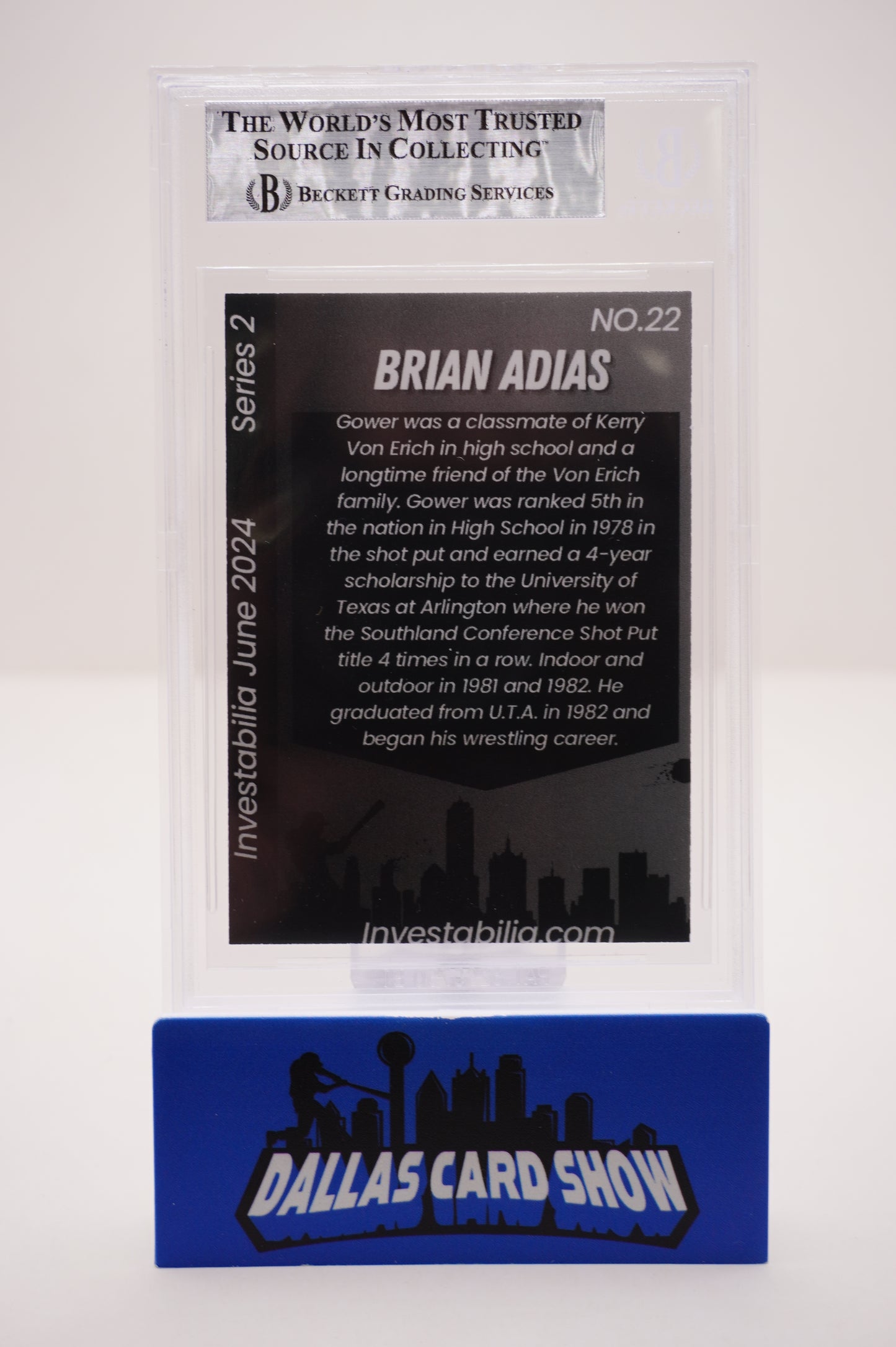 2024 JUNE INVESTABILIA SERIES 2 #22 BRIAN ADIAS BAS AUTHENTIC AUTO