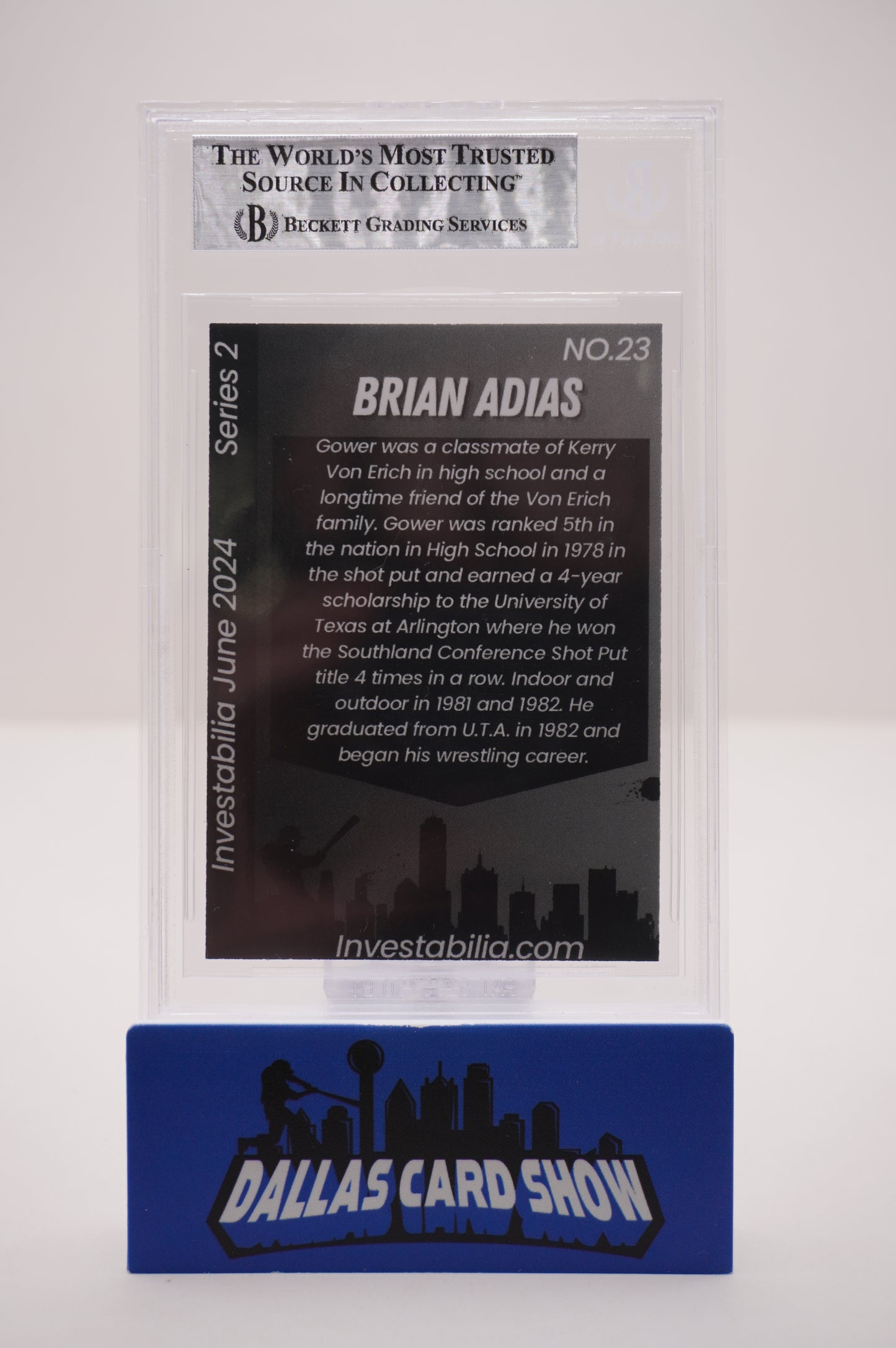 2024 JUNE INVESTABILIA SERIES 2 #23 BRIAN ADIAS BAS AUTHENTIC AUTO