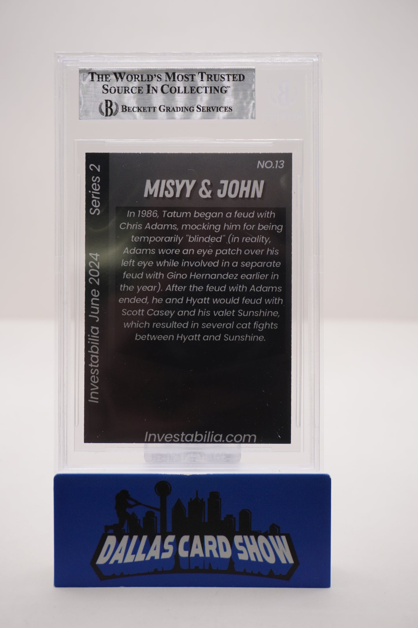 2024 JUNE INVESTABILIA SERIES 2 #13 MISSY HYATT/JOHN "HOLLYWOOD" TATUM BAS AUTO