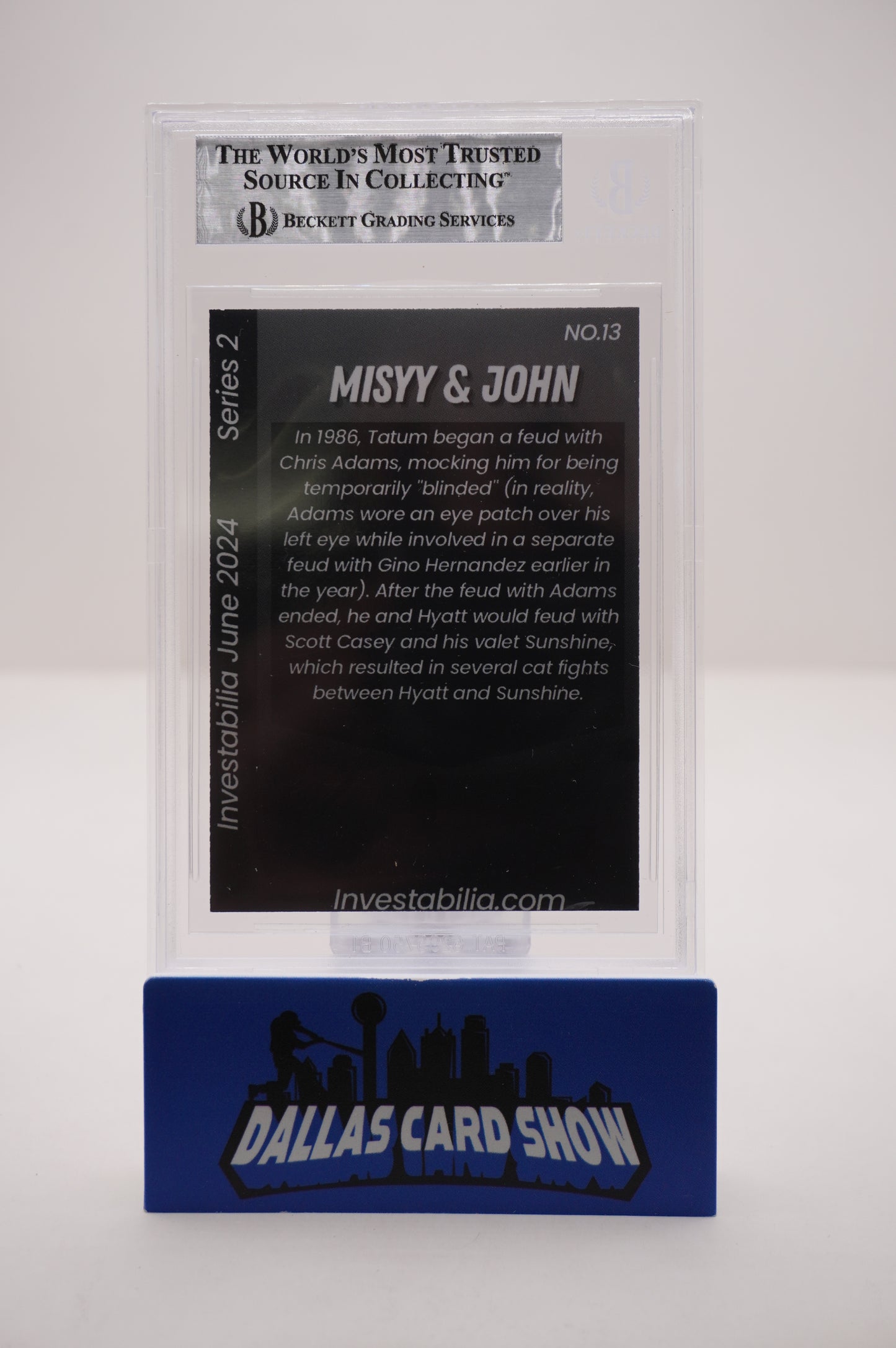 2024 JUNE INVESTABILIA SERIES 2 #13 MISSY HYATT/JOHN "HOLLYWOOD" TATUM BAS AUTO