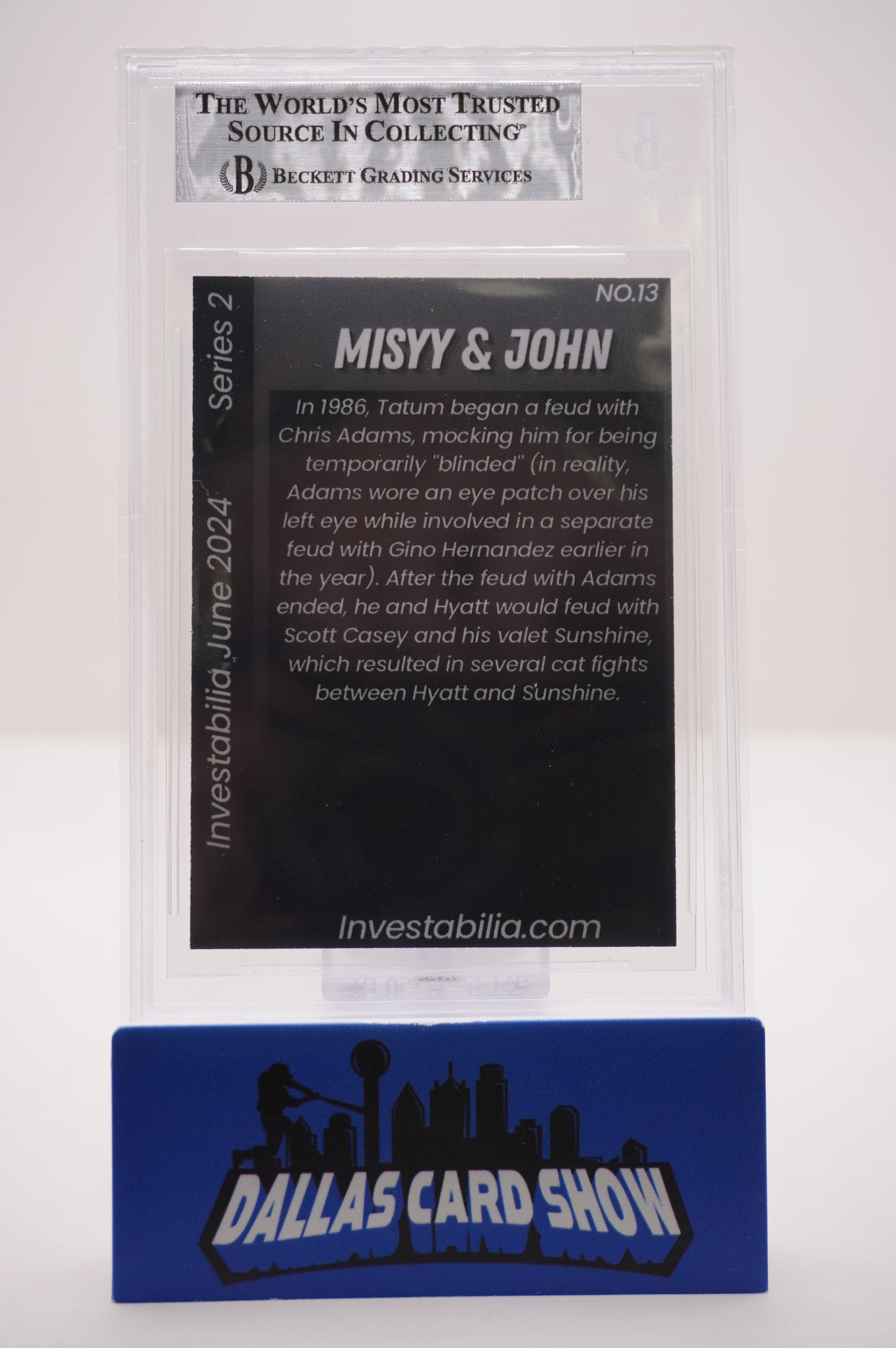 2024 JUNE INVESTABILIA SERIES 2 #13 MISSY HYATT/JOHN "HOLLYWOOD" TATUM BAS AUTO