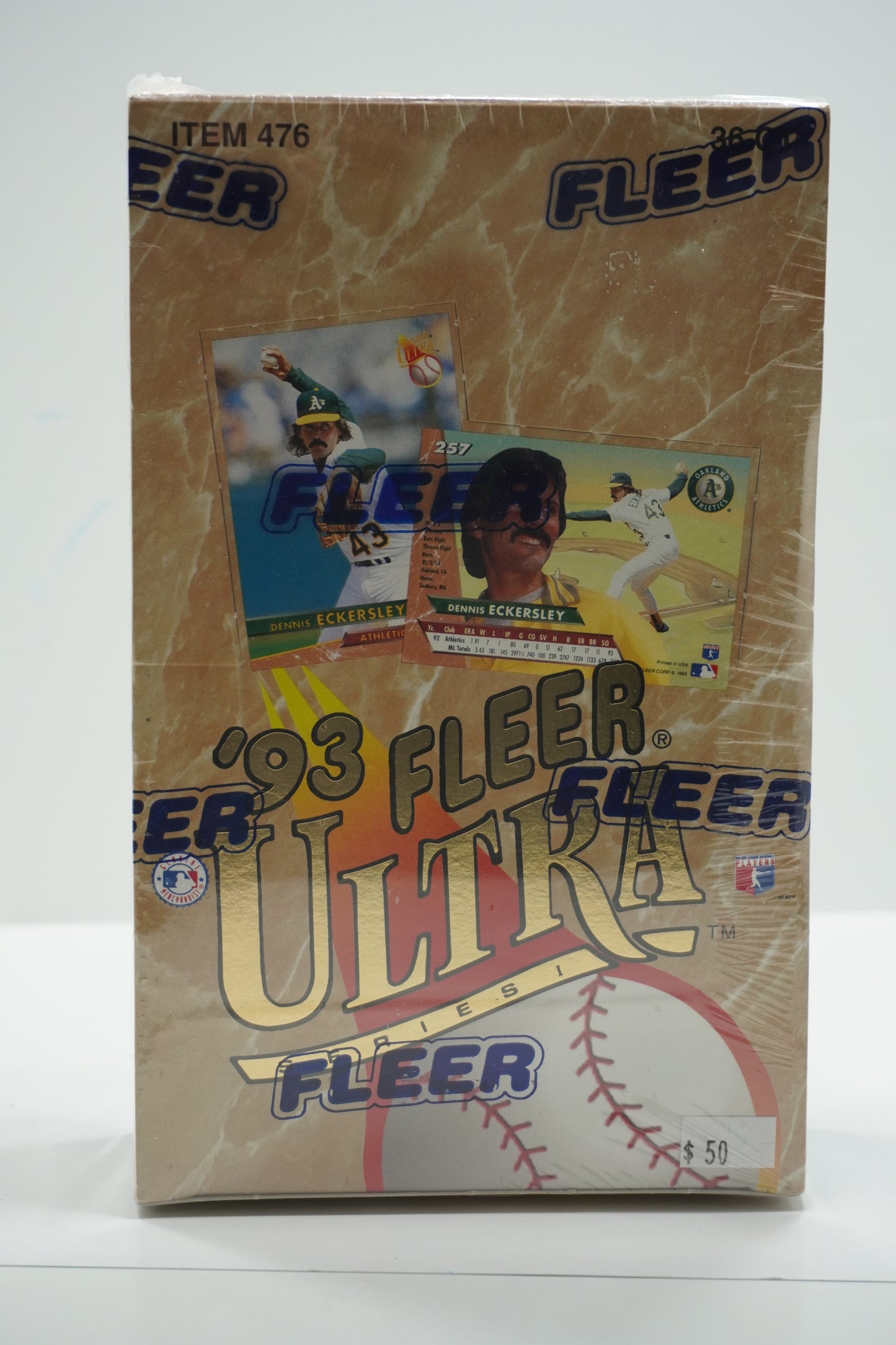 1993 Fleer Ultra MLB Baseball Series 1 Factory Sealed Box 36 Packs