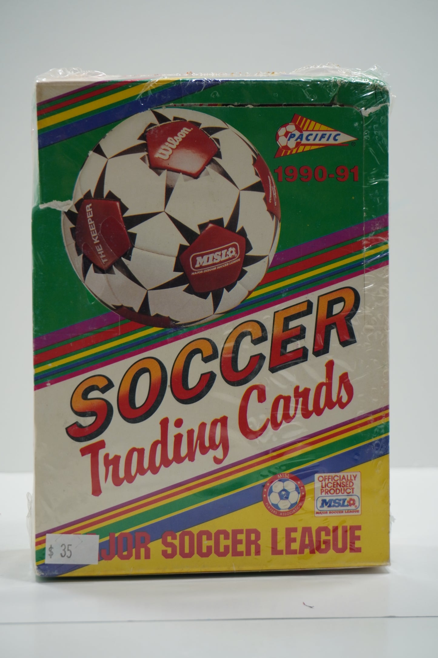 1990-91 Pacific Soccer Trading Cards Sealed Box