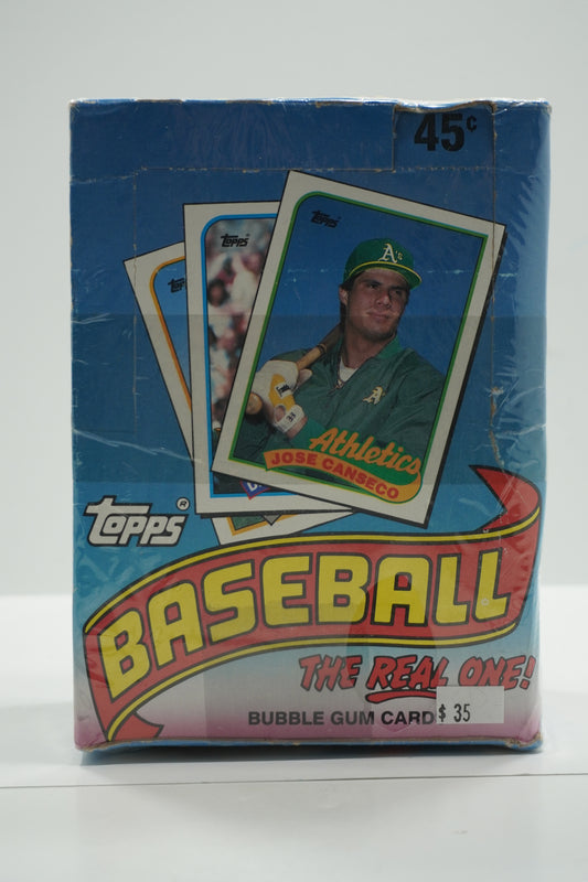 1989 Topps Baseball Box 36 Unopened Wax Packs