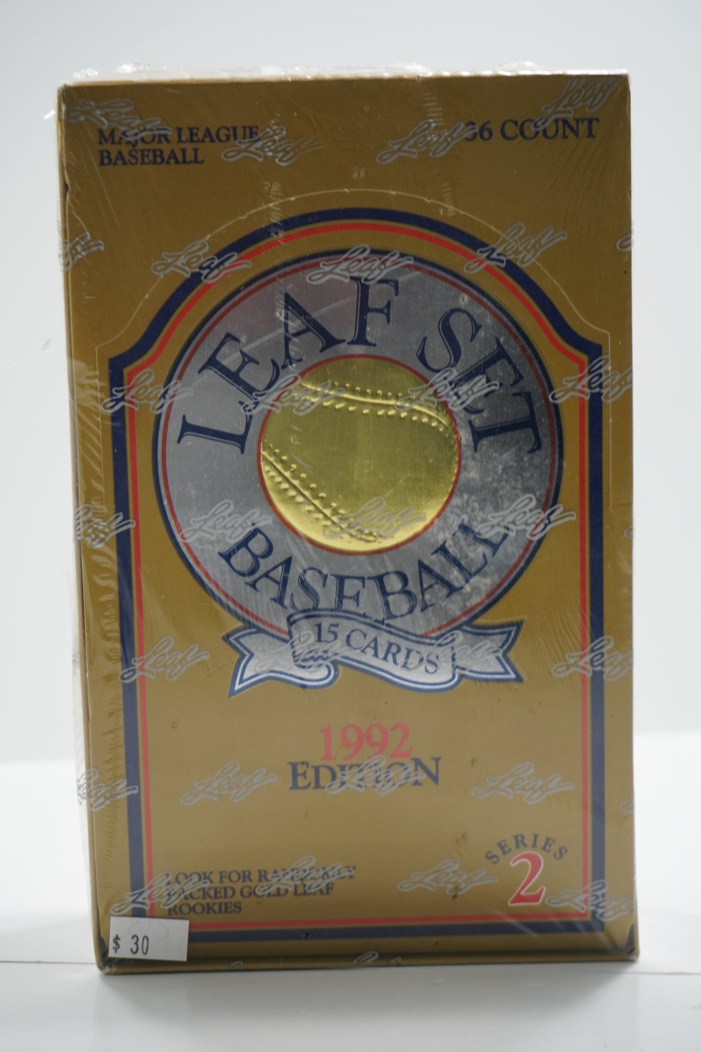 1992 Leaf Set Series 2 Unopened Baseball Wax Box