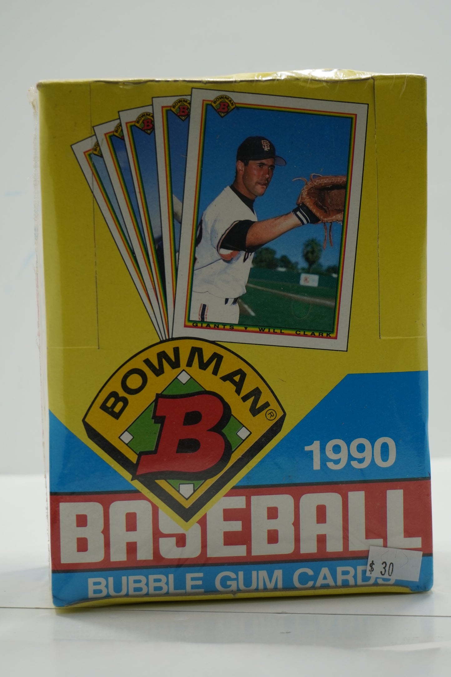 1990 Bowman Baseball Wax Box 36 Packs Factory Sealed Box
