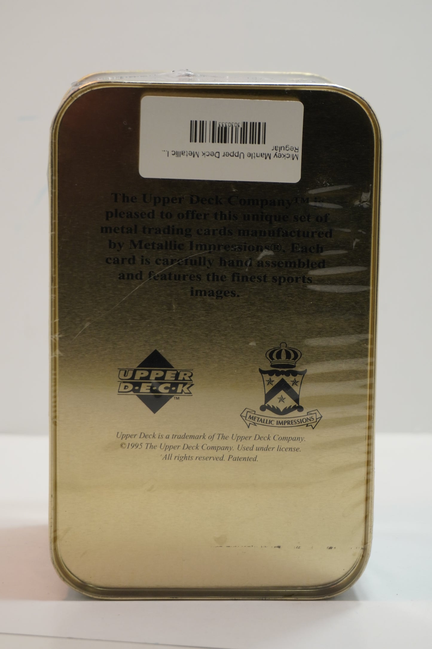 Mickey Mantle Upper Deck Metallic Impressions Tin set (8) Baseball Heroes