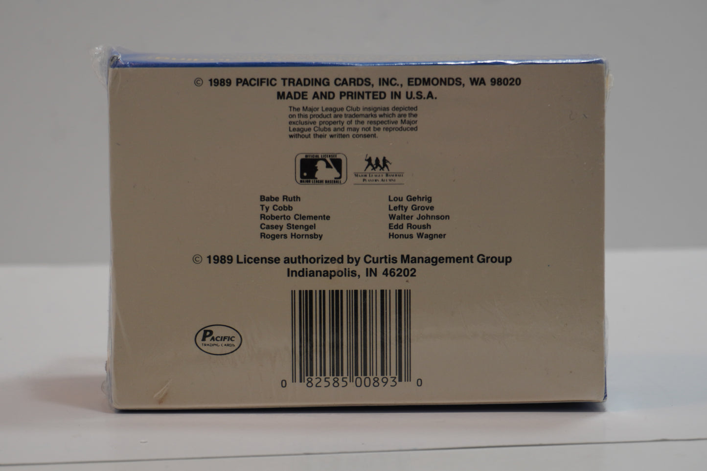 1989 Pacific Trading Cards Baseball Legends 220 Card Collector Series Complete