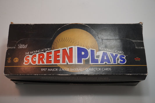 1997 Topps Screen Plays Baseball Hobby Box