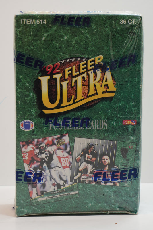 Fleer Ultra Football 1992 - Factory Sealed Box 36 Packs