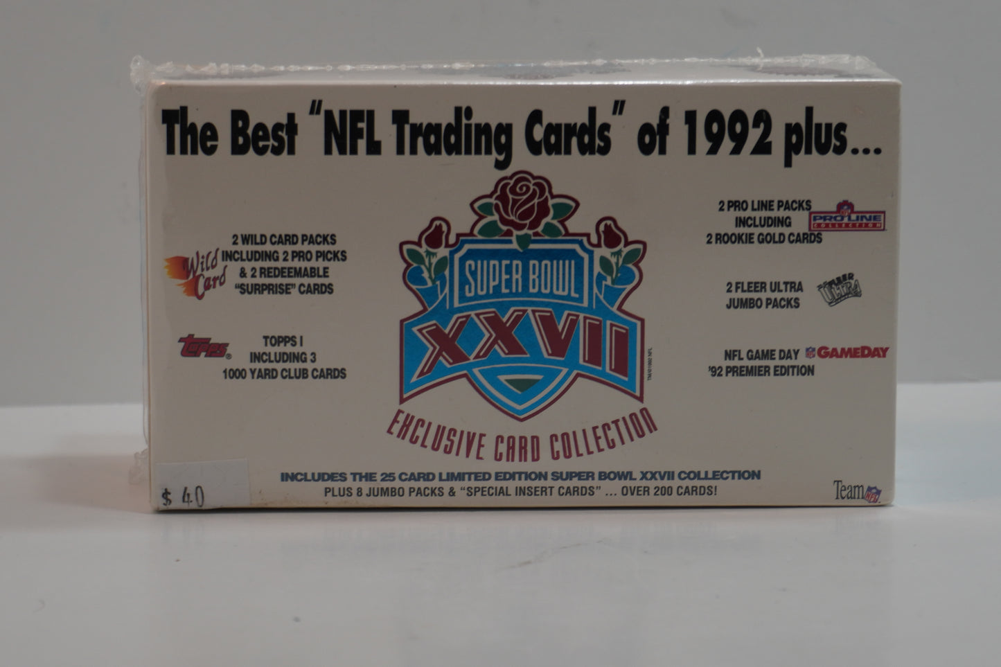 1992 Wild Card Super Bowl XXVII Card Collection