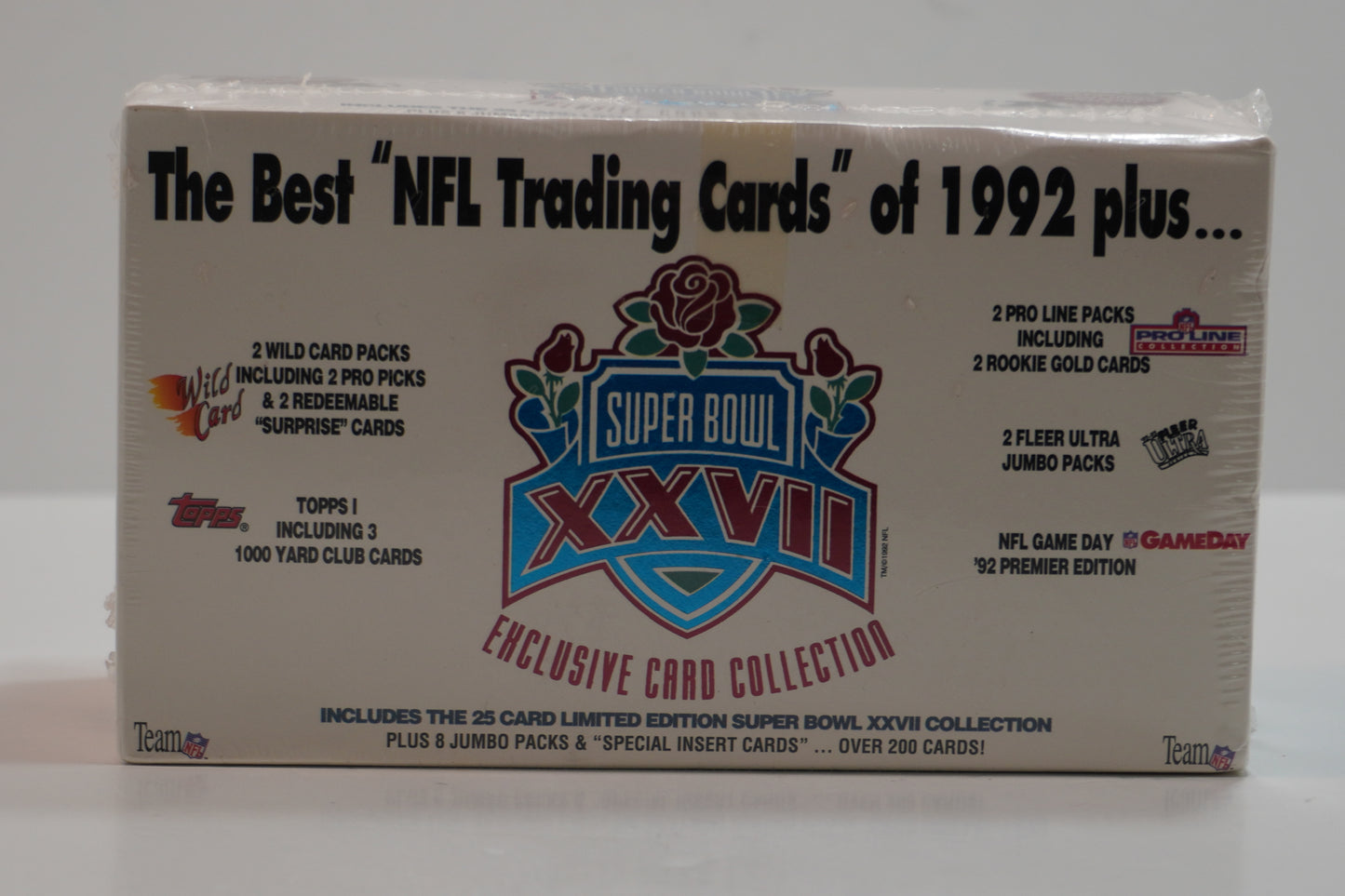 1992 Wild Card Super Bowl XXVII Card Collection