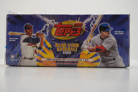 2000 Topps Major League Baseball Cards Complete Set Series 1 & 2 Sealed